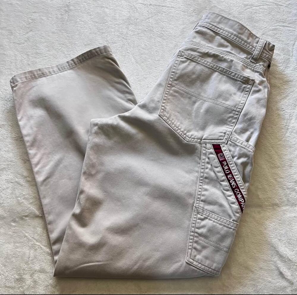 Polo Jeans Co Ralph Lauren Boys size 12 Khaki pants 25X24.5